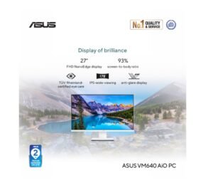 AIO Asus Expertcenter PM670KAK W7310WS AMD Ryzen AI 7-350 32GB M2 1TB 27" IPS VGA AMD W11H OH M365